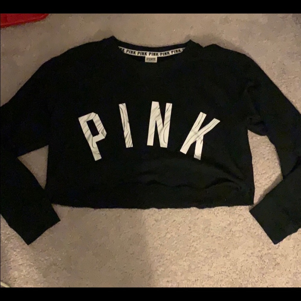 Marble Crop Sweater